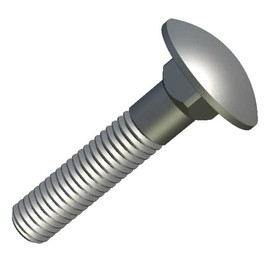 M12x120mm Coach Bolts by Keple, 5 Pack Alloy Steel, Square Neck Mushroom Head Bolts, Gate, Door, Headboard Bolts, Zinc Plated & Corrosion Resistant, Carriage Coach Bolts Screws, Made to DIN 603