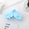 Flower Hair Clips Hawaiian Matte Hair Clips Gradient Hibiscus Flower
