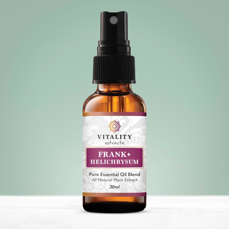Vitality Extracts Frank+ Helichrysum Essential Oil Blend - 10ml, Frankincense