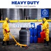 SYNTHACY 55 Gallon Drum Dolly, 1200lbs Capacity Drum Cart with