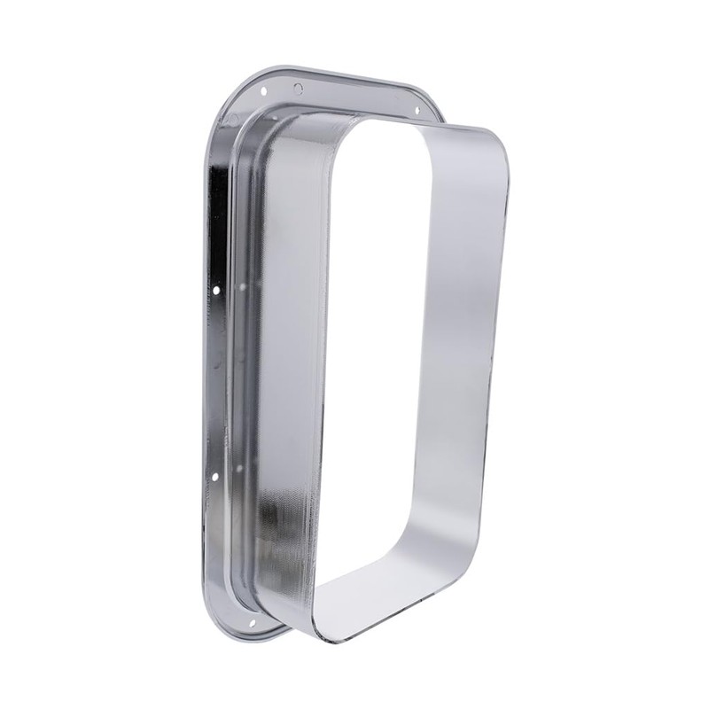 Chrome Plastic Interior View Window Trim Fits Kenworth W900L 1990-05,