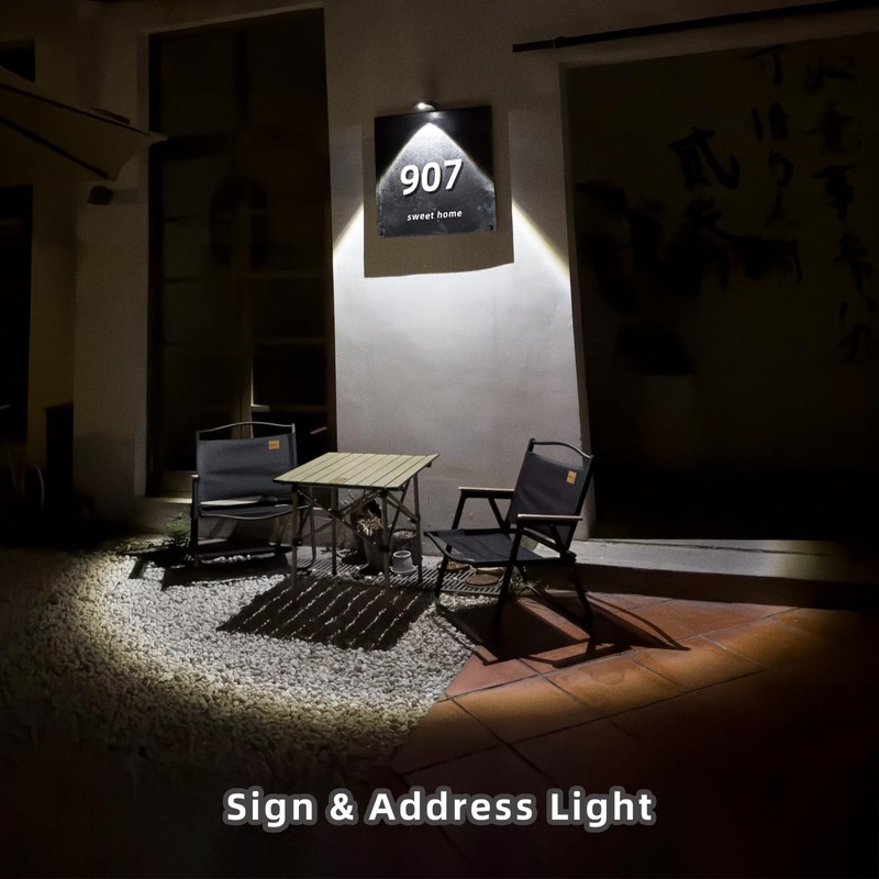 Mrzxy Solar Wall Lights Outdoor Bright Sconce Waterproof LED for