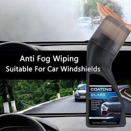Anti Fog For Car Windshield, Interior Glass Antifog coating wiping, Car Window Rearview Mirror Defogging, Suitable For Car Glass, Helmets, goggles, Mirrors Can Prevent Fogging And Improve Visibility