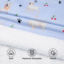 Zando Dog Blanket Hoodie Purple Blanket for Adult Oversized Blanket Hoodies Cozy Warm Wearable Hooded Blanket Sherpa Blanket Hoodie with Pocket Thick Fleece Sweater Blanket Gift for Women Men