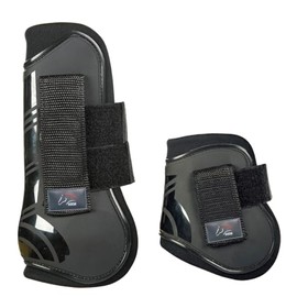 Hkm 91999191.0643 Jumping Gaiters And Fetlocks Set of 4 Black White