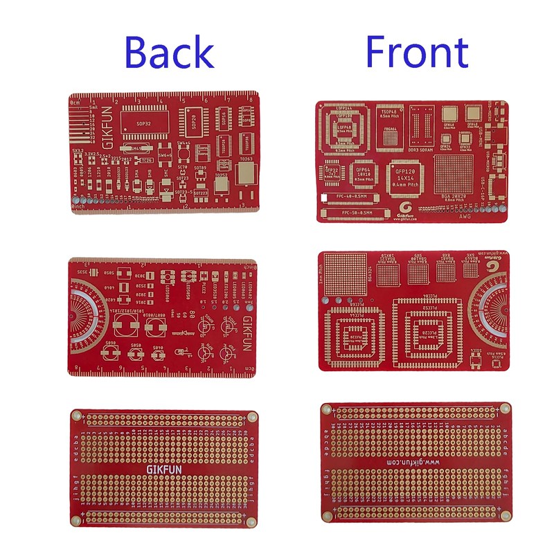 Gikfun PCB Ruler & SMD Component Reference - Measuring Tool