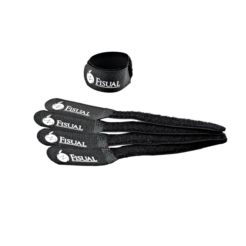 Fisual Chunky Reuseable Hook & Loop Cable Ties - 20
