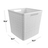 Curver Set of 4 Large Cube 17L Jute Decorative Plastic