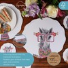 Mikasa x Tipperleyhill Placemats, 4pc Placemat Set with Scalloped Design,