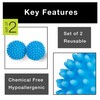 Smart Design Plastic Dryer Balls with Spikes - Set of