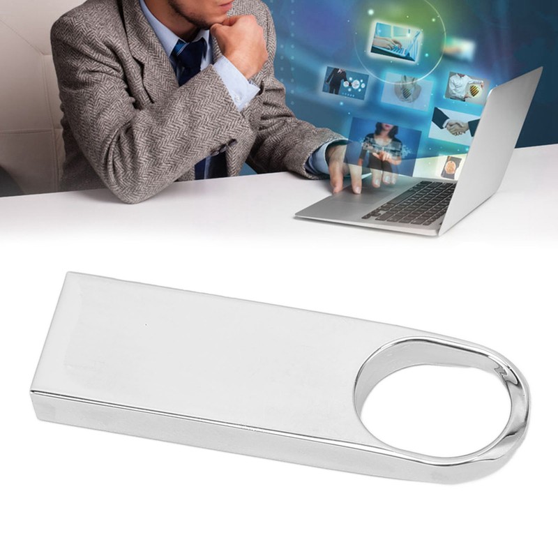 Flash Drive Mini Waterproof Electroplating Process Zinc Alloy USB Drive