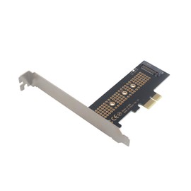 HALJIA M.2 NVME to PCIE X1 Adapter Card Low Profile PCIE 3.0 Lane M Key NVME NGFF SSD M.2 SATA III for 2230 2242 2260 2280 Expansion Card PCIE X1 Installation