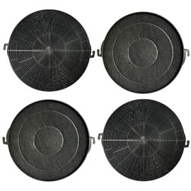 Beaufan Set of 4 CF1 Charcoal Filters Replacement for Zline Range Hood Models KBCRN-36, KBCRN-42, KBCRN-48, KECRN-36, KN4-48, KE2i-36, KL2-30