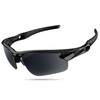 Polarized Sports Sunglasses for Men Women Youth Baseball Running Cycling