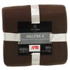 Euromat Polar Fleece Blanket, Cuddly Blanket, Sofa Blanket with Stitched