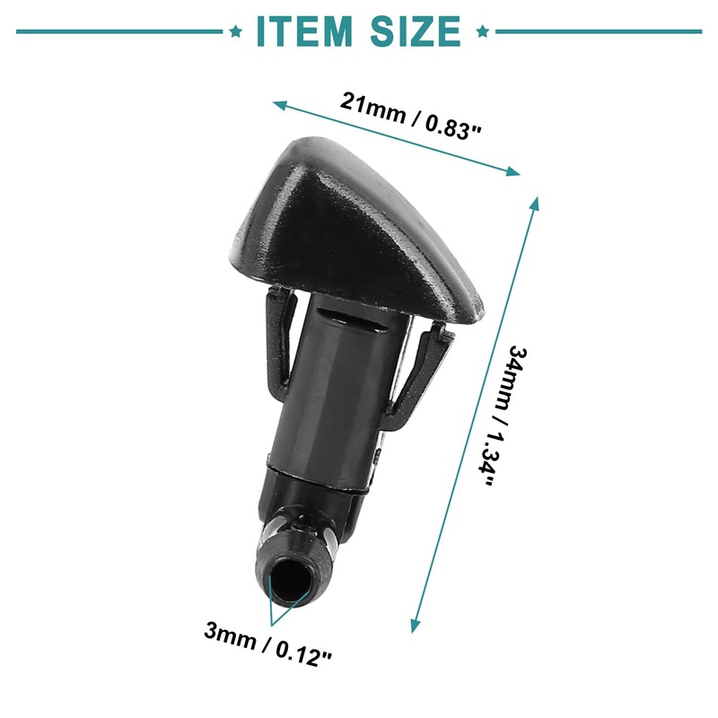 ACROPIX 76810-SDA-A11 Windshield Window Washer Sprayer Nozzle Fit for Honda