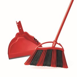 Vileda Vileda One Sweep Broom with Step-On Dustpan | Catches Over 99% of Dust & Dirt | Indoor Broom