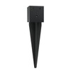 2 Pcs 4"x4" Fence Post Anchor Ground Spike,(Internal 3.6"x3.6"),Metal Post