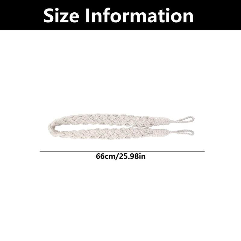 2 PCS Curtains Tie Back Rope, Curtain Tie Backs Rope,