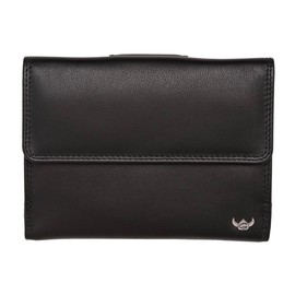 Golden Head Polo RFID Leather Wallet 12 cm, black, Casual