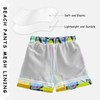 Retro 80s 90s Pattern Boys Swim Trunks Summer Toddler Beach