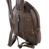 Lambland Womens / Ladies Genuine Leather Backpack Handbag in Brown