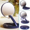 Floxite 15X mag Magnification Compact Mirror with Light, LED Magnifying