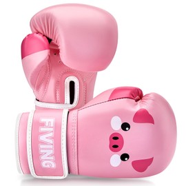 FIVING Boxing Gloves for Kids, 4oz, 6oz (Pink, 4OZ)