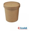 Degrapack 50 Pz De Tapa Para Contenedor Térmico Biodegradable De
