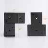 POSTYBAY 2x4 Target Stand Brackets Set, Heavy Duty Y &