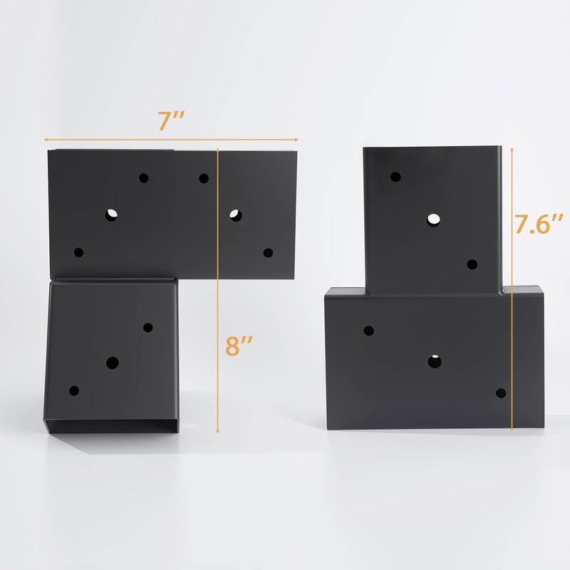 POSTYBAY 2x4 Target Stand Brackets Set, Heavy Duty Y &