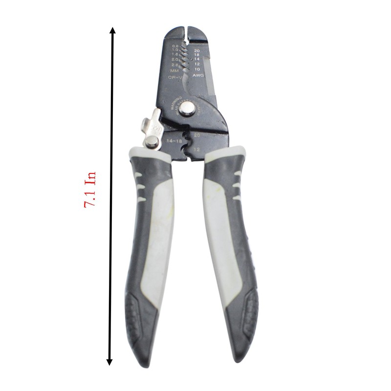 10 In 1 Wire Stripper, 7.1 Inch High Carbon Steel