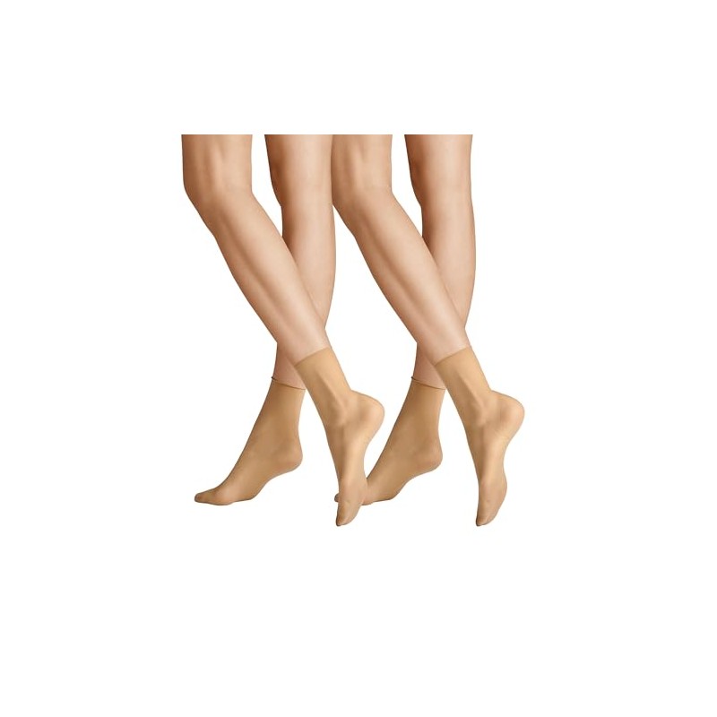 Hudson Simply 20 Women's Socks 2-Pack Rolled Edge 20 Denier