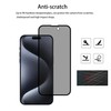 HKKAIS 2-2 Pack Privacy Screen Protector Designed For IPhone15 Pro