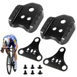 Pack of 2 Spd Shoes Adapter Cleats Bicycle Shoe Converter Bicycle Cleats Bicycle Shoe Cleat Cover Shoe Cleats Pedals Spd Cleat Adapter Bicycle Pedal Adapter for Road Bike Pedals, Bicycles Cleats