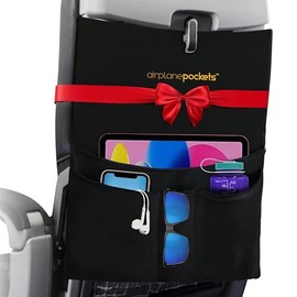 Airplane Pockets - Accesorios para aviones - Esenciales de viaje en avin - Organizador de viaje - Organizador de almacenamiento de asientos -...      