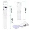 YFFSFDC Band Clips, White Crafting Clip for Moving Pocket (Pack