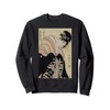 Japanese Retro Artwork Takigawa from the Tea-House Art Sweatshirt