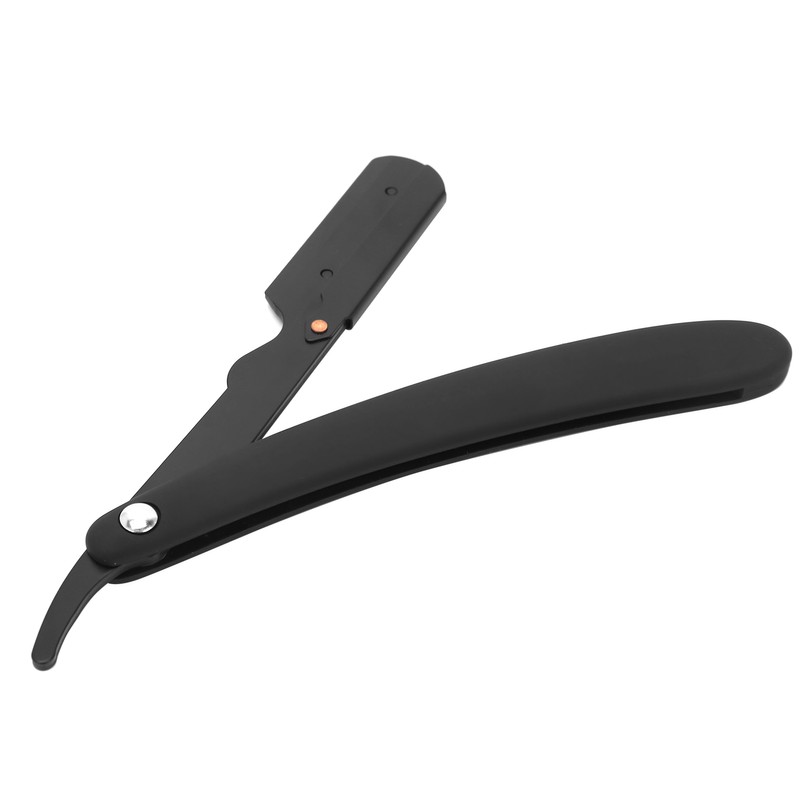 Men's Straight Edge Razor Stainless Steel Manual Razor for Barber