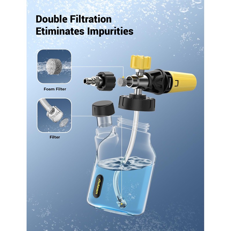 Foam Cannon for Pressure Washer, Car Wash Foam Sprayer with