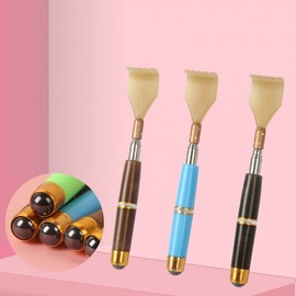 Magnetic Bead Multifunctional Portable Back Scratcher & Massager for Elderly Gift Dark Blue 10ea