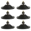 AccEncyc 6 Pcs Strong Thickened Sucker Suction Cup Clear PVC