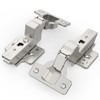 Chibery 2 Pack 120° Inset Frameless Soft Close Cabinet Hinge,