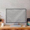 kwmobile Dust Cover for 31-32" Monitor - Linen Monitor Display
