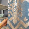 Amidoudou 1 Pair European Semi-Sheer Curtains for Living Room Bedroom