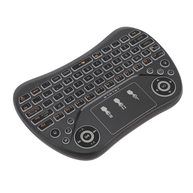 Mini Wireless Keyboard Touchpad Combo ABS Rechargeable Portable Remote Control
