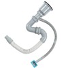 Stainless Steel Sink Drain Assembly with Cage S Bend Hose