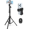 Liphisy 64” Tripod for Cell Phone & Camera, Phone Tripod