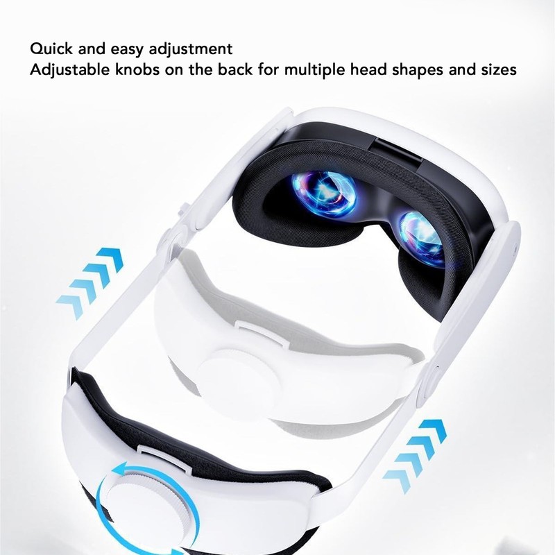 VR Controller Head Strap Comfortable Adjustable Enhanced Comfort Support and