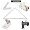 QWORK Combination Square, 48" Folding Aluminum Angle Ruler Precision Carpenter